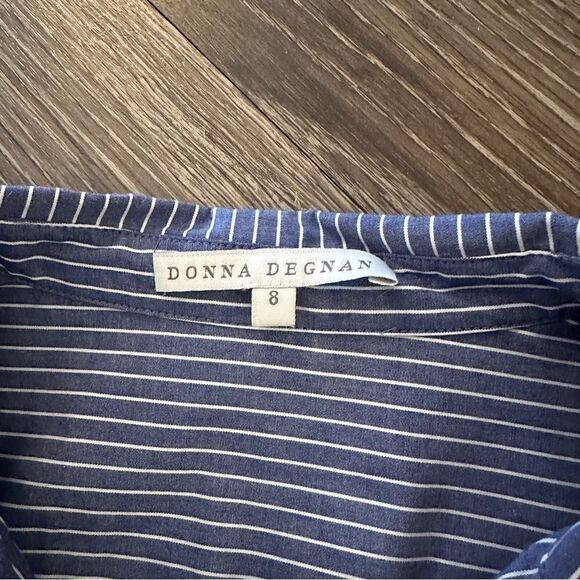 Donna Degnan pinstripe twist front blouse - Picture 5 of 6